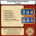 Double-Sided Tabletop Sports Card Display