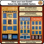 Football Legends and Superstars Trading Card Team Frame.