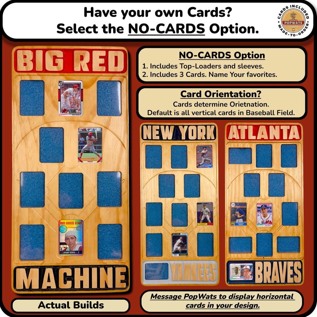 MLB Baseball All-Time Greats Trading Card Team Frame.