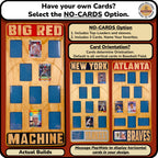 MLB Baseball All-Time Greats Trading Card Team Frame.