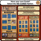 Football Championship Trading Card Team Frame.