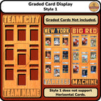 MLB Baseball Graded Card Team Frame.