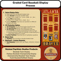 MLB Baseball Graded Card Team Frame.