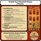 MLB Baseball Graded Card Team Frame.