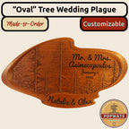 Wedding Plaque - Oval