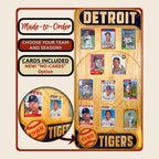 Baseball Vintage Inspired Trading Card Team Frame.