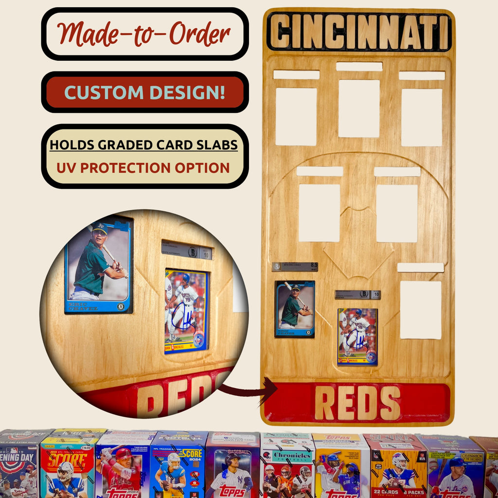 MLB Baseball Graded Card Team Frame.