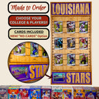 College Alumni Football Trading Card Frame.