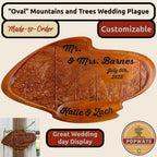Wedding Plaque - Oval