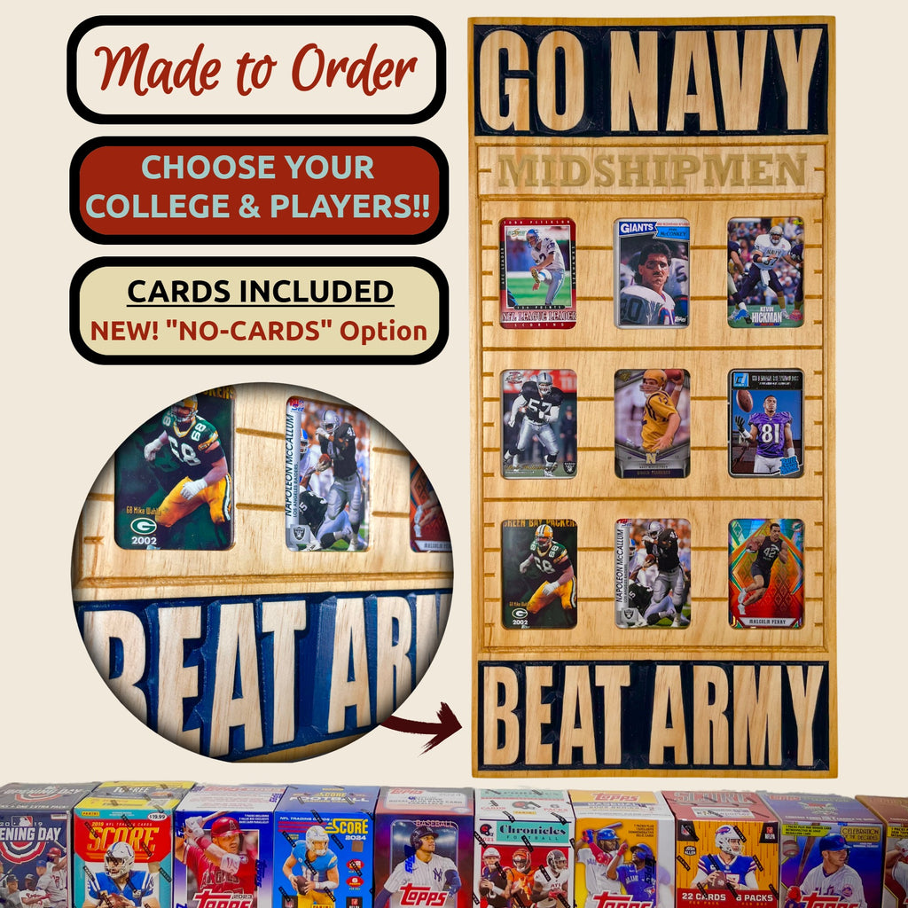 College Alumni Football Trading Card Frame.