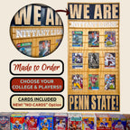 College Alumni Football Trading Card Frame.