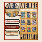 College Alumni Football Trading Card Frame.