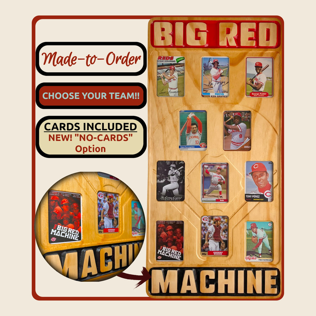 MLB Baseball All-Time Greats Trading Card Team Frame.