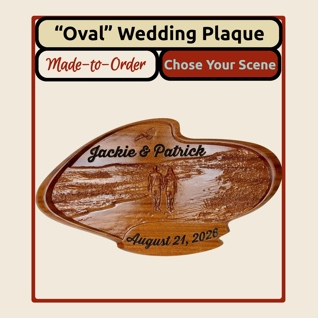 Wedding Plaque - Oval