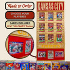 Football Team Trading Card Frame.