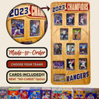 Baseball Championship Trading Card Team Frame.