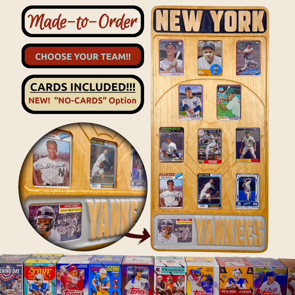 MLB Baseball All-Time Greats Trading Card Team Frame.