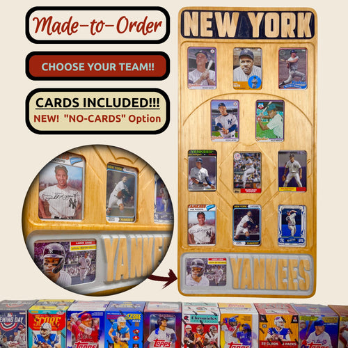 Baseball Legends and Superstars Card Team Frame.