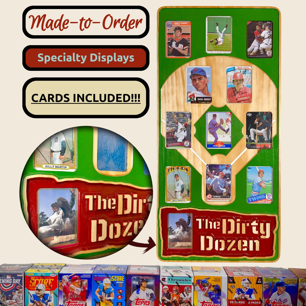 Specility Baseball Trading card Displays