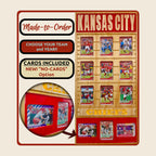 Football Team Trading Card Frame.