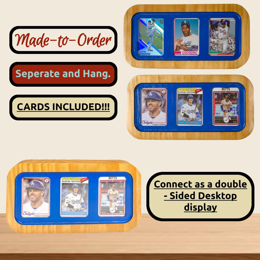 Double-Sided Tabletop Sports Card Display