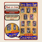 Fantasy Baseball Trading Card Championship Frame.