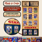 Football Team Trading Card Frame.