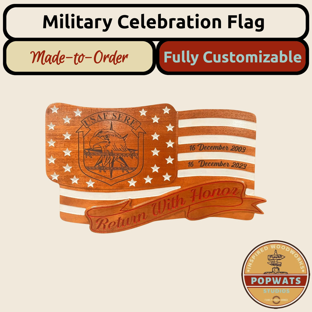 Military Celebration Plaque