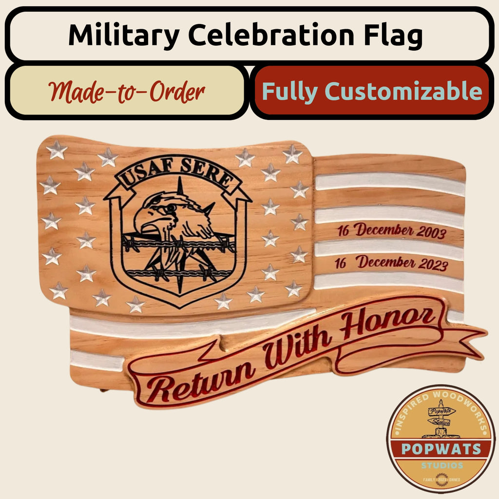 Military Celebration Plaque