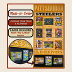 Football Legends and Superstars Trading Card Team Frame.