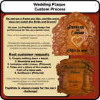 Wedding Plaque - Custom design